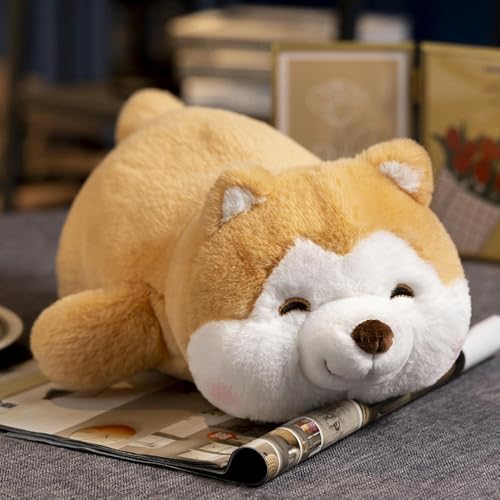 GudiWH Husky weiches Kissen süßes Tier Plüschtier Shiba Inu Puppe Mädchen Geburtstagsgeschenk 50cm 2 von GudiWH