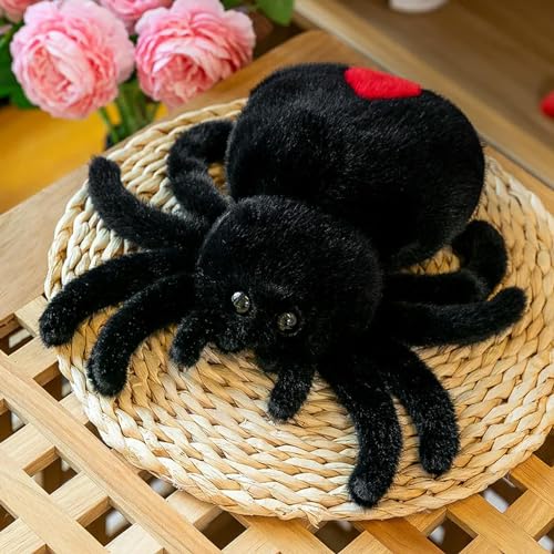 GudiWH Insektentier Cartoon Spinne süße Plüschtier Puppe für Kindergeburtstag und Weihnachtsdekoration Geschenk 25cm 2 von GudiWH