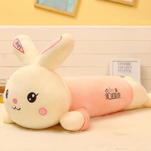 GudiWH Kaninchen beruhigender Hase Puppe Umarmung Kissen Plüschtier Kinder Geburtstagsgeschenk 120cm 3 von GudiWH