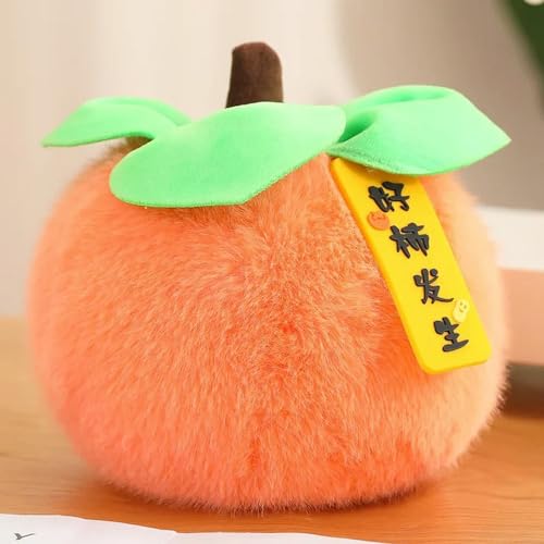 GudiWH Karikatur Orange Heidelbeere Kürbis Birne Kaki Plüsch Kissen Wohnkultur Plüsch Obst Plüsch Puppe kreatives Geschenk Kinder Geburtstag 18CM 4 von GudiWH