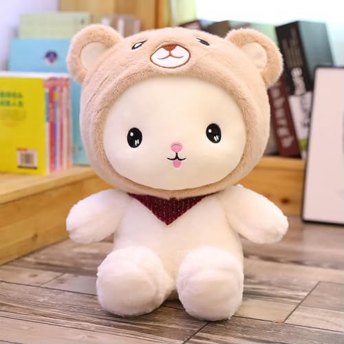 GudiWH Kawaii Kaninchen Plüschtier Niedlicher Hai Bär Weiche Kindergeburtstagsgeschenk Puppe 50cm 2 von GudiWH