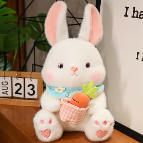 GudiWH Kawaii Kaninchen Plüschtier Plüsch Tier Hase Hase Karotte Puppe Kissen Kinder Spielzeug Geburtstag Mädchen 65cm 1 von GudiWH