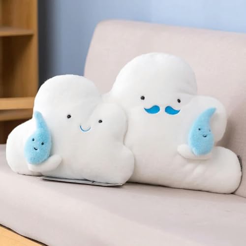 GudiWH Kawaii Kissen Wolke Cartoon Sonne mond Regentropfen Wolke Kissen kreativ glück Wolke heim plüschtier Sofa wohnkultur Geburtstag 60CM 1 von GudiWH