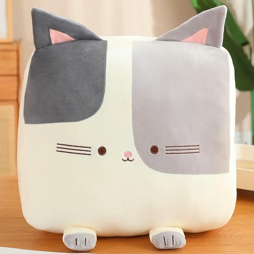 GudiWH Kawaii Plüsch Tier Spielzeug Cartoon Katze Plüsch Puppe Kissen für Kinder Geburtstagsgeschenk Sofa Kissen 40CM 1 von GudiWH