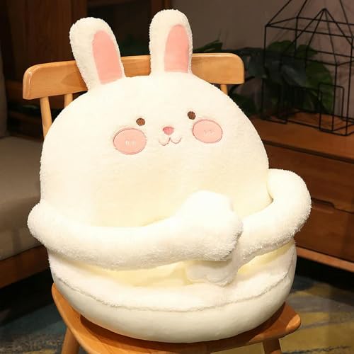 GudiWH Kawaii Soft Cartoon Tier plüsch Kissen Sitz hase Puppe Spielzeug Sofa bodenmatte wohnkultur kreatives Geschenk Geburtstag 50CM 1 von GudiWH