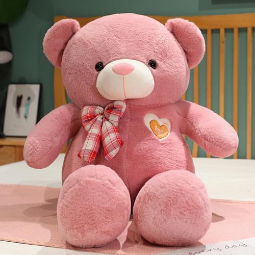 GudiWH Kawaii Teddybär Puppe Plüschtier, Bär Puppe Mädchen Geburtstagsgeschenk Dekoration 95cm 1 von GudiWH