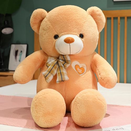 GudiWH Kawaii Teddybär Puppe Plüschtier, Bär Puppe Mädchen Geburtstagsgeschenk Dekoration 95cm 2 von GudiWH