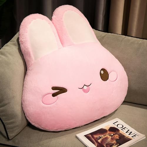 GudiWH Kawaii weiches Tier Kaninchen Plüsch Puppe Kissen Zuhause Schlafsofa Bett Dekoration Kissen süße Kinder Freundin Geburtstagsgeschenke 45cm 2 von GudiWH