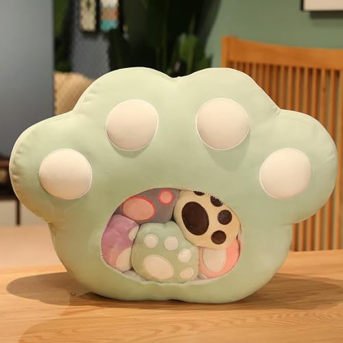 GudiWH Kreative Katzenpfote Spielzeug Kawaii Mini Tier Puppe Bär Pfote Plüsch Kissen Sofa Matratze Kinder Mädchen Geschenk Geburtstag 50CM 1 von GudiWH