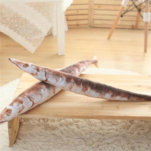 GudiWH Kreative Saury Plüsch Kissen Kissen Puppe gesalzener Fisch Kissen Kinder Geburtstagsgeschenk 70cm 1 von GudiWH