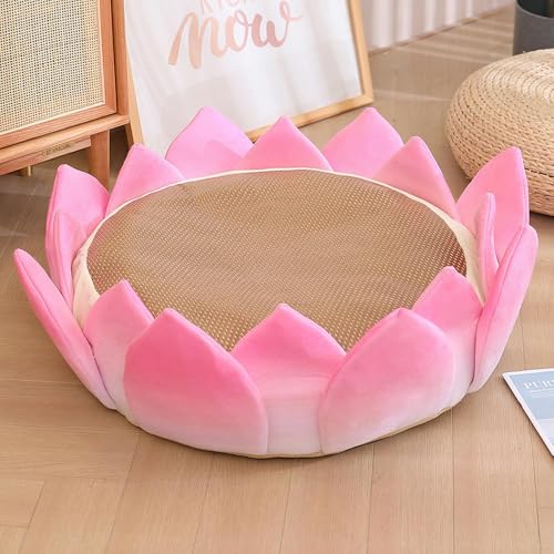 GudiWH Kreatives Lotus weiches Plüschkissen für Mädchen Geburtstagsgeschenk Dekoration 20cm 1 von GudiWH