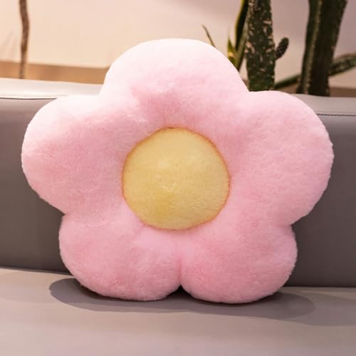 GudiWH Neue Plüsch Blume Kissen Home Sofa Kissen Soft Daisy Büro Sitzkissen Kinder Geburtstagsgeschenk 45cm 2 von GudiWH