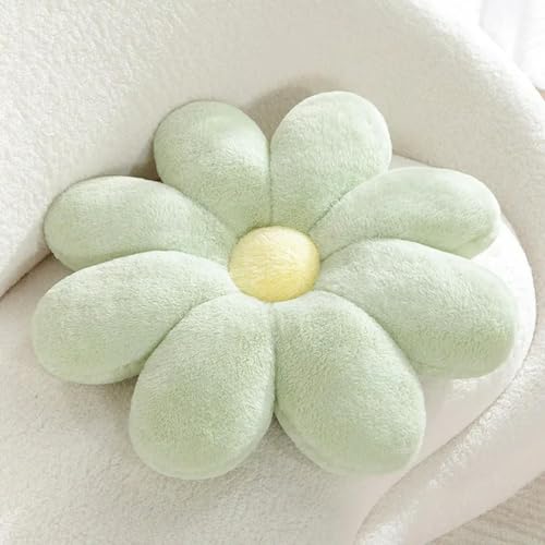 GudiWH Niedliche Blume Kissen, lebensechte Gänseblümchen Blume Plüschtier, Plüschpflanze Blume Home Sofa Dekoration, Kinder Kissen, Geburtstag 80cm 7 von GudiWH