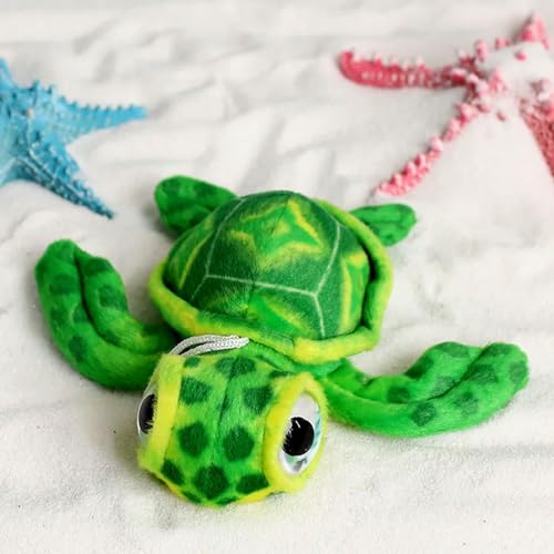 GudiWH Niedliche Bunte Plüschtiere lebensechte Schildkröte Anhänger Plüsch Tier Plüsch Puppen Kinder Spielzeug Geburtstagsgeschenke 17CM 1 von GudiWH