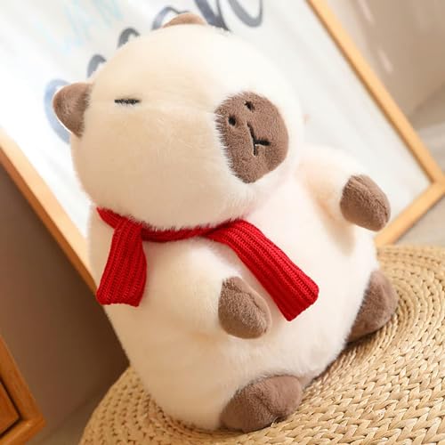 GudiWH Niedliche Capybara Tier Schal Spielzeug Kissen Geburtstag gutes Geschenk für Kinder Geburtstag 35cm 2 von GudiWH