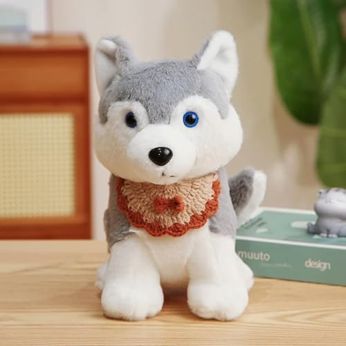 GudiWH Niedliche Husky Ente Schwein Dinosaurier Lätzchen Plüsch Spielzeug Plüsch Tier Puppe Kawaii Kinder Spielzeug Mädchen Geburtstagsgeschenk Dekoriert 30cm 4 von GudiWH