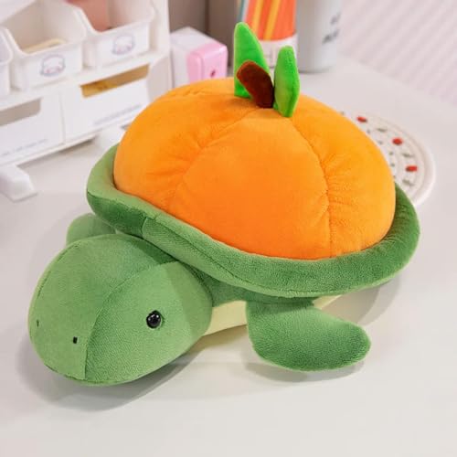 GudiWH Niedliche Kürbis Schildkröte Plüschtier Plüsch Obst Kürbis Schildkröte Shell Plüsch Puppe Kinder Geschenk Geburtstag 45cm 1 von GudiWH