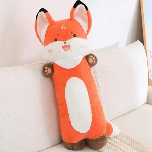 GudiWH Niedliche Waschbär Fuchs Kissen Plüschtier Puppe Zuhause Kissen Mädchen Puppe Kinder Geburtstagsgeschenk 60CM 5 von GudiWH