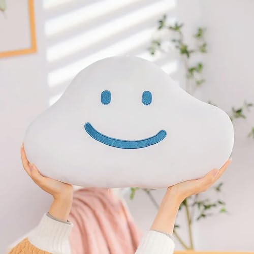 GudiWH Niedliche Wolke Plüsch Spielzeug Plüsch weiß Wolken Kissen Wohnkultur Spielzeug Kinder Geburtstagsgeschenke 52CM 1 von GudiWH