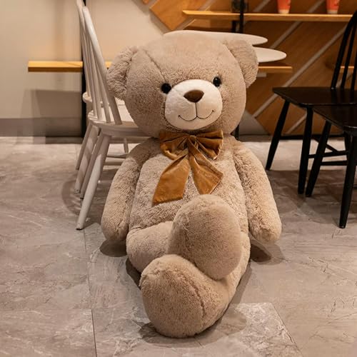 GudiWH Niedliches Bär Plüschtier Kinder Geschenk Geburtstagsgeschenk Jungen und Mädchen 120cm 2 von GudiWH