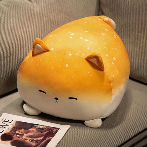 GudiWH Niedliches Brot Katze Kissen Puppe Wohnzimmer Sofa Kissen Plüsch Spielzeug Puppe Mädchen Geschenk Puppe Kind Geburtstagsgeschenk 25CM 1 von GudiWH