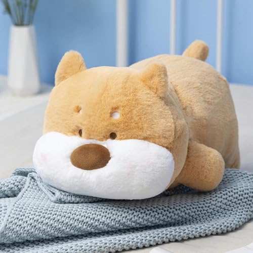 GudiWH Niedliches Tier Shiba Inu Husky weiches Kissen Plüschtier Kaninchen Puppe Kinder Geburtstagsgeschenk 50cm 2 von GudiWH