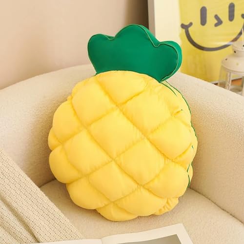 GudiWH Obst Ananas Plüschtier Plüsch Weich lebensechte Pflanze Kissen Puppe Spielzeug Kinder Mädchen Wohnkultur Geburtstag 50cm 1 von GudiWH