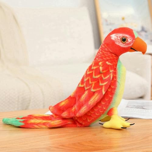 GudiWH Papagei Puppe Plüschtier Tier Vogel Papagei Puppe Kinder Kissen Puppe Geburtstagsgeschenk 50CM 3 von GudiWH