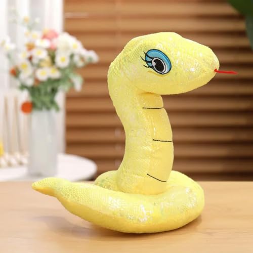 GudiWH Plüsch Puppe Schlange Kuscheltier Spaß Dekoration Kissen Mädchen und Junge Geburtstagsgeschenk 20cm 4 von GudiWH