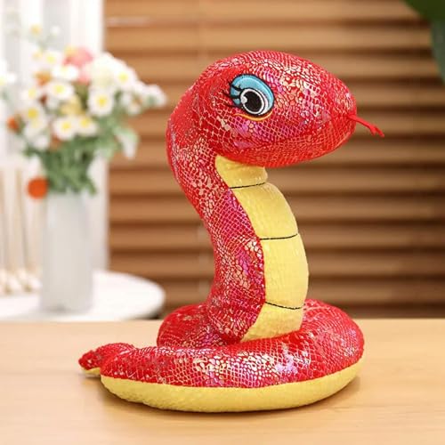 GudiWH Plüsch Puppe Schlange Kuscheltier Spaß Dekoration Kissen Mädchen und Junge Geburtstagsgeschenk 20cm 6 von GudiWH