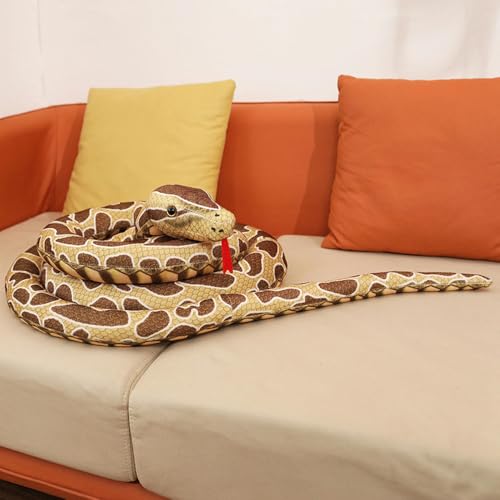 GudiWH Python Puppen, Plüschtiere, Tier Schlange Puppen, Junge Geburtstagsgeschenk Dekoration 400cm 3 von GudiWH