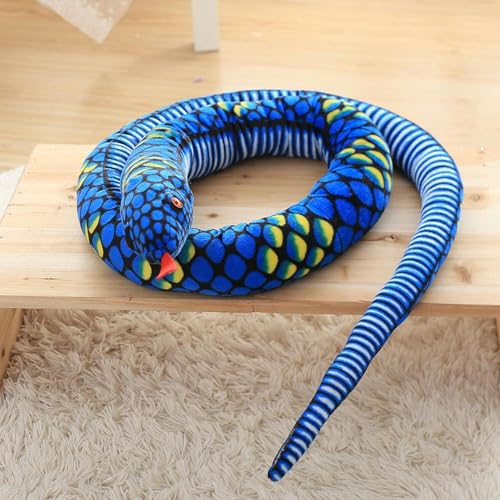 GudiWH Schlangenpuppe weiches Plüschtier Python Puppe Junge Geburtstagsgeschenk Dekoration 280cm 1 von GudiWH