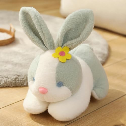 GudiWH Süße Blume Hase Puppe Tier Plüsch Spielzeug Hase Puppe, Mädchen und Geburtstagsgeschenk für Kinder 20cm 1 von GudiWH