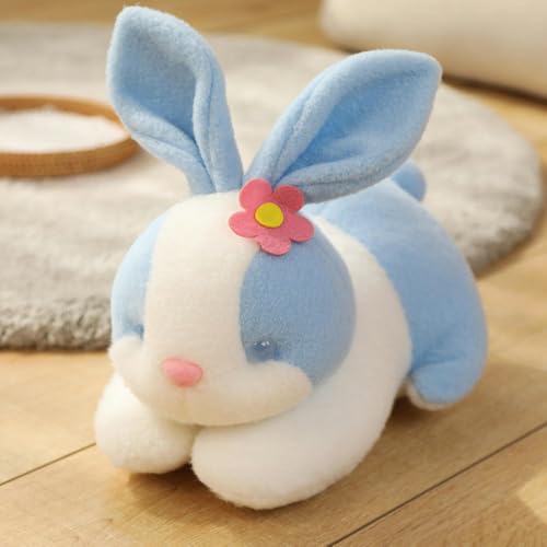 GudiWH Süße Blume Hase Puppe Tier Plüsch Spielzeug Hase Puppe, Mädchen und Geburtstagsgeschenk für Kinder 20cm 2 von GudiWH