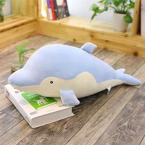 GudiWH Super Soft Dolphin Plüsch Kissen Plüsch Marine Tier Delfin Hug Kissen Niedliches Kissen Geburtstag 28CM 2 von GudiWH