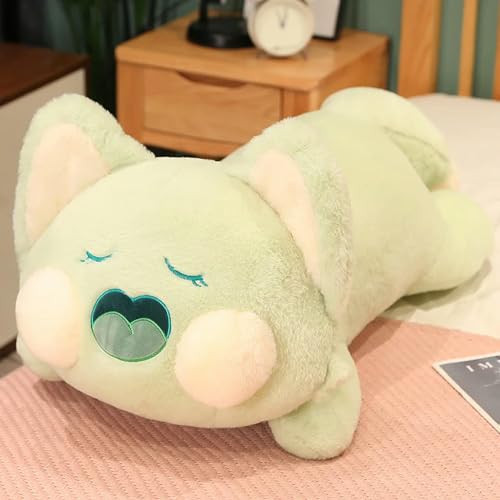 GudiWH Super süße Katze Plüschtier Kawaii Kätzchen Flauschige Tier Puppe Kissen Geburtstagsgeschenk 90cm 2 von GudiWH