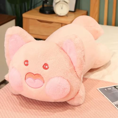 GudiWH Super süße Katze Plüschtier Kawaii Kätzchen Flauschige Tier Puppe Kissen Geburtstagsgeschenk 90cm 5 von GudiWH