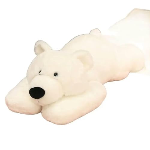 GudiWH Super weiches Eisbär Spielzeug Tier Puppe Matte Dinosaurier Schwein Husky Hund Kissen Umarmung süßes Tier Geburtstag 52CM 1 von GudiWH