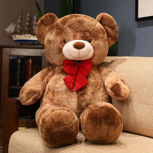 GudiWH Teddybär Puppe süßes Tier Plüschtier, Bär Puppe für Mädchen Geburtstagsgeschenk 80cm 4 von GudiWH