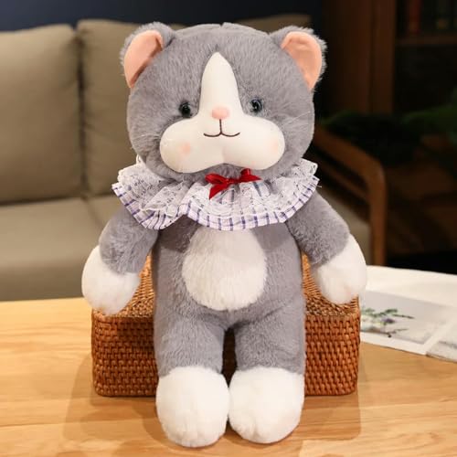 GudiWH weiche süße Katze Puppe Spielzeug Kätzchen Tier Kissen Kinder süße Puppe Kawaii Geburtstagsgeschenk für Kinder Mädchen 30cm 1 von GudiWH