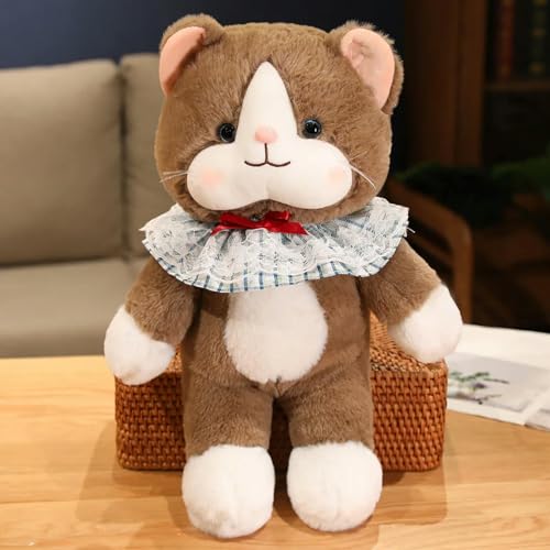 GudiWH weiche süße Katze Puppe Spielzeug Kätzchen Tier Kissen Kinder süße Puppe Kawaii Geburtstagsgeschenk für Kinder Mädchen 60cm 2 von GudiWH