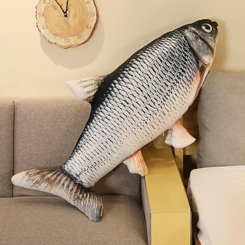 Neue 3D Clownfisch Lebensechte Fisch Plüsch Spielzeug Goldfisch Plüsch Sofa Kissen Kreative Geschenke Spaß Dekorieren Geburtstag 100cm A von GudiWH