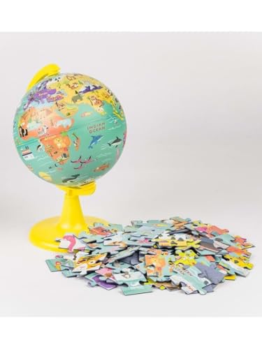 George Kids My Wild World Kugel 15 cm und 100 Teile Puzzle von Gürbüz Yayınları