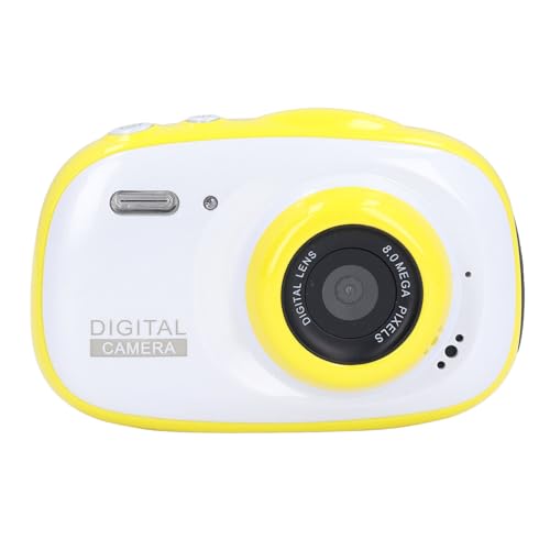 Gugxiom Digitalkamera, 8 MP, 6-Fach Zoom, IPS-Bildschirm, wasserdichte Kamera mit MP3-MP4-Taschenlampe, Trageband für Lebensaufzeichnung, Schwimmen, Schnorcheln von Gugxiom