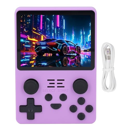 RGB20S Handheld-Spielekonsole, 3,5-Zoll-Retro-Videospielkonsole mit Doppelten 3D-Joysticks, 3500-mAh-Spielekonsole mit Zurück-Tasten für Mainstream-64-Bit-2D-3D-Spiele (128G) von Gugxiom