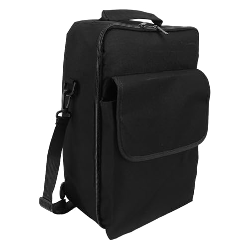 Reise Rucksack für Schlanke Spielkonsole Schutzhülle Aufbewahrung Tasche mit Reiß Verschluss Tasche für 15,6 Zoll Laptop-Spiel-Discs Gaming-Zubehör von Gugxiom