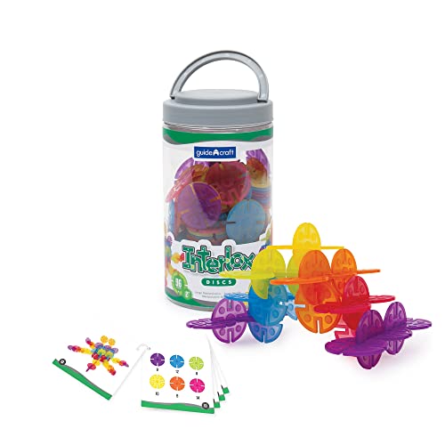 GuideCraft – g16834 – Interlox Discs – Spiel-BAU – 96 Stück – Mehrfarbig GuideCraft – g16834 – Interlox Discs – Spiel-BAU – 96 Stück – Mehrfarbig von Guidecraft