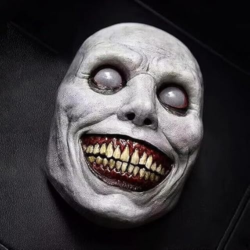 Guidre Halloween Masken Horror Gruselige Halloween Maske,ächelnde Dämonen Maske,3D Costume d'Halloween,Gruseliger Clown Cosplay Halloween Dämon Karneval Fasching für Damen Herren von Guidre