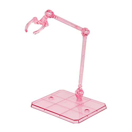 Guihydur 10 StüCk Aktion Figure Basis Passende Display StäNder Halterung für 1/144 1/100 Puppen Modell BüHne Gesetz Kleidung,Rosa von Guihydur