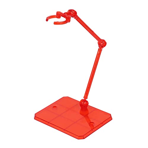 Guihydur 10 StüCk Aktion Figure Basis Passende Display StäNder Halterung für 1/144 1/100 Puppen Modell BüHne Gesetz Kleidung,Rot von Guihydur